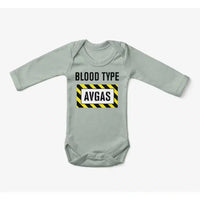Thumbnail for Blood Type AVGAS Baby Bodysuit - view 10