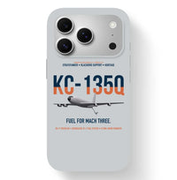 Thumbnail for KC-135Q Blackbird Tanker design on light gray magsafe iphone case, for iPhone 17 Pro