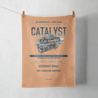 Thumbnail for CATALYST design on orange towel