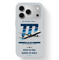 Thumbnail for Boeing 777-9 design on light gray magsafe iphone case