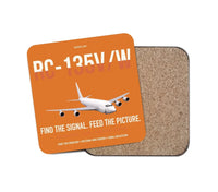 Thumbnail for RC-135V W Rivet Joint design on orange 1 piece coaster
