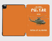 Thumbnail for Bell Canada CH-146 Griffon design on orange ipad tablet case