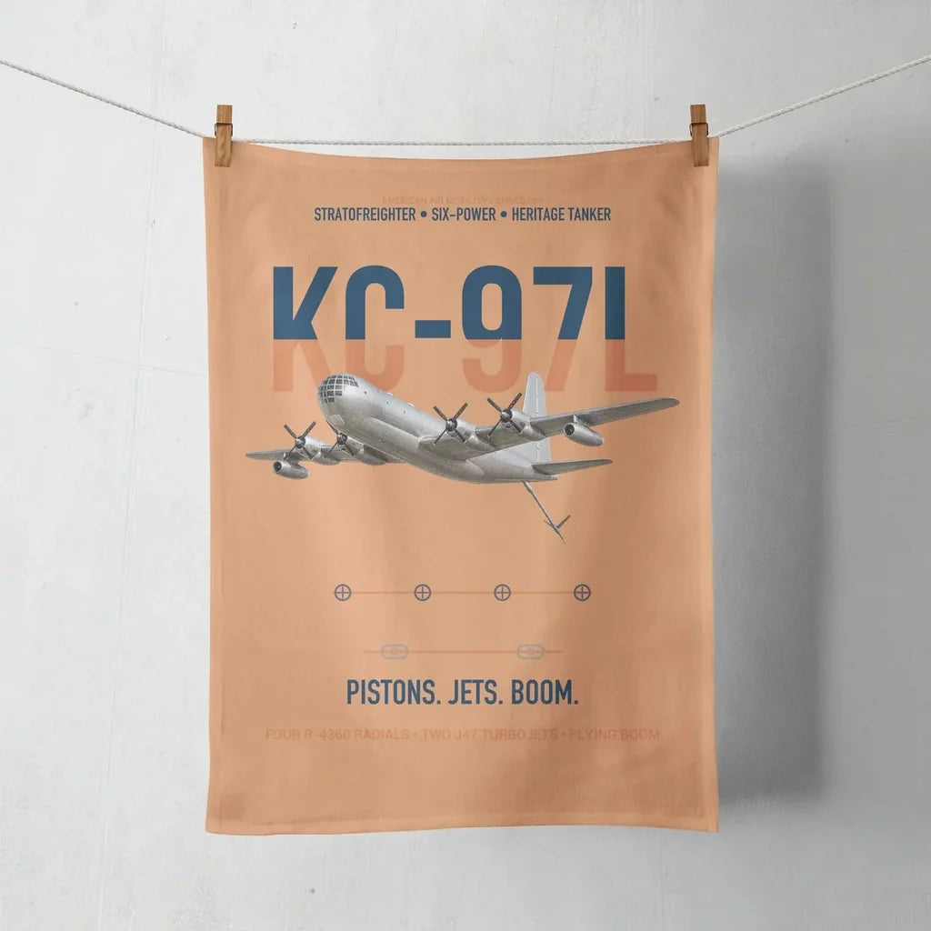 KC-97L STRATOFREIGHTER design on orange towel