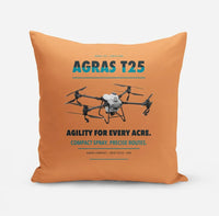 Thumbnail for DJI Agras T25 design on orange pillow
