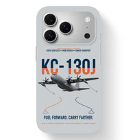 Thumbnail for KC-130J SUPER HERCULES design on light gray magsafe iphone case, for iPhone 17 Pro