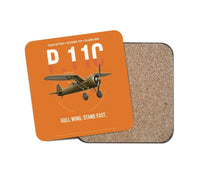Thumbnail for PZL P.11c design on orange 1 piece coaster
