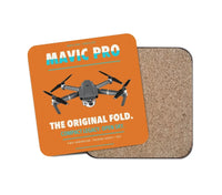 Thumbnail for DJI Mavic Pro design on orange 1 piece coaster