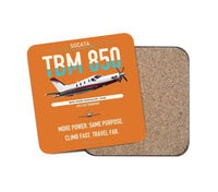 Thumbnail for Socata TBM 850 design on orange 1 piece coaster
