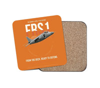 Thumbnail for British Aerospace Sea Harrier FRS.1 design on orange 1 piece coaster