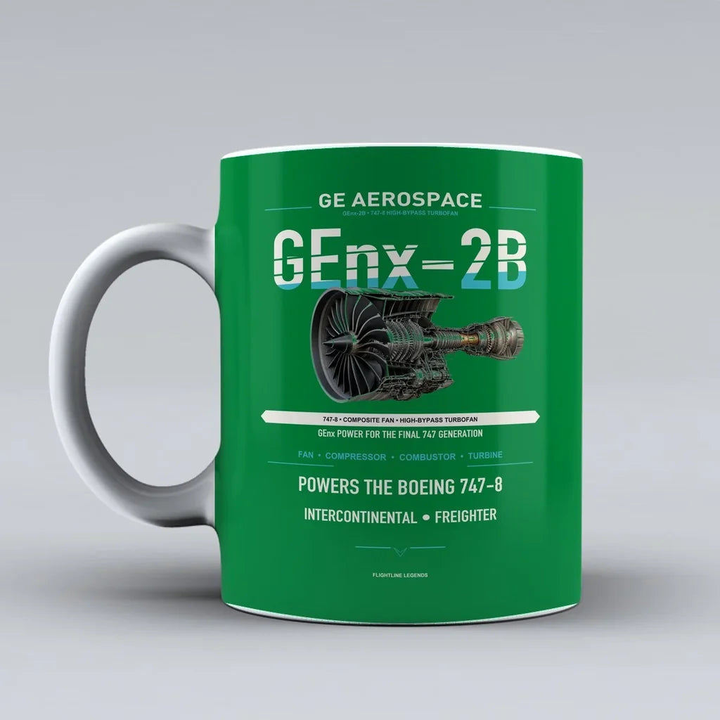 Mug design on green genx 2b