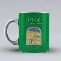Thumbnail for - Saiss Airport FEZ Mug design on green fes