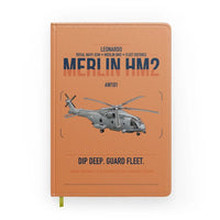 Thumbnail for Leonardo AW101 Merlin HM2 design on orange notebook