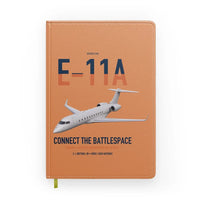Thumbnail for E-11A BACN design on orange notebook