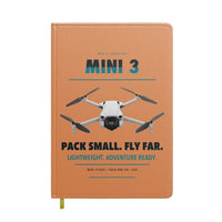 Thumbnail for DJI Mini 3 design on orange notebook