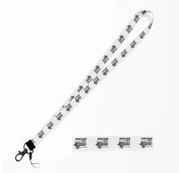 Thumbnail for Boeing 757 & Rolls Royce Engine (RB211) lanyard - white