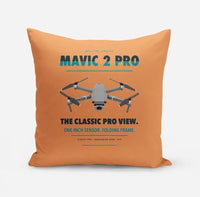 Thumbnail for DJI Mavic 2 Pro design on orange pillow