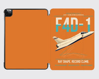 Thumbnail for F4D-1 Skyray design on orange ipad tablet case