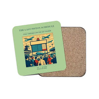 Thumbnail for The Last Piston Schedule - Designed Coasters design on light green 1-piece
