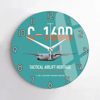 Thumbnail for Transall C-160D design on turquoise no frame wall clock