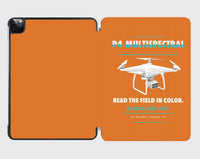 Thumbnail for DJI P4 Multispectral design on orange ipad tablet case