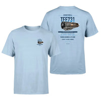 Thumbnail for TFE731 design on light blue t shirt