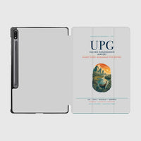 Thumbnail for Sultan Hasanuddin Airport (UPG) design on light gray samsung tablet tablet case