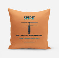 Thumbnail for Ascent AeroSystems Spirit design on orange pillow