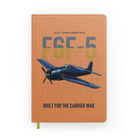 Thumbnail for F6F-5 Hellcat design on orange notebook