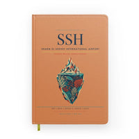 Thumbnail for Sharm El Sheikh International Airport (SSH) design on orange notebook