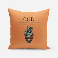 Thumbnail for Yellowstone Regional Airport (COD) design on orange pillow