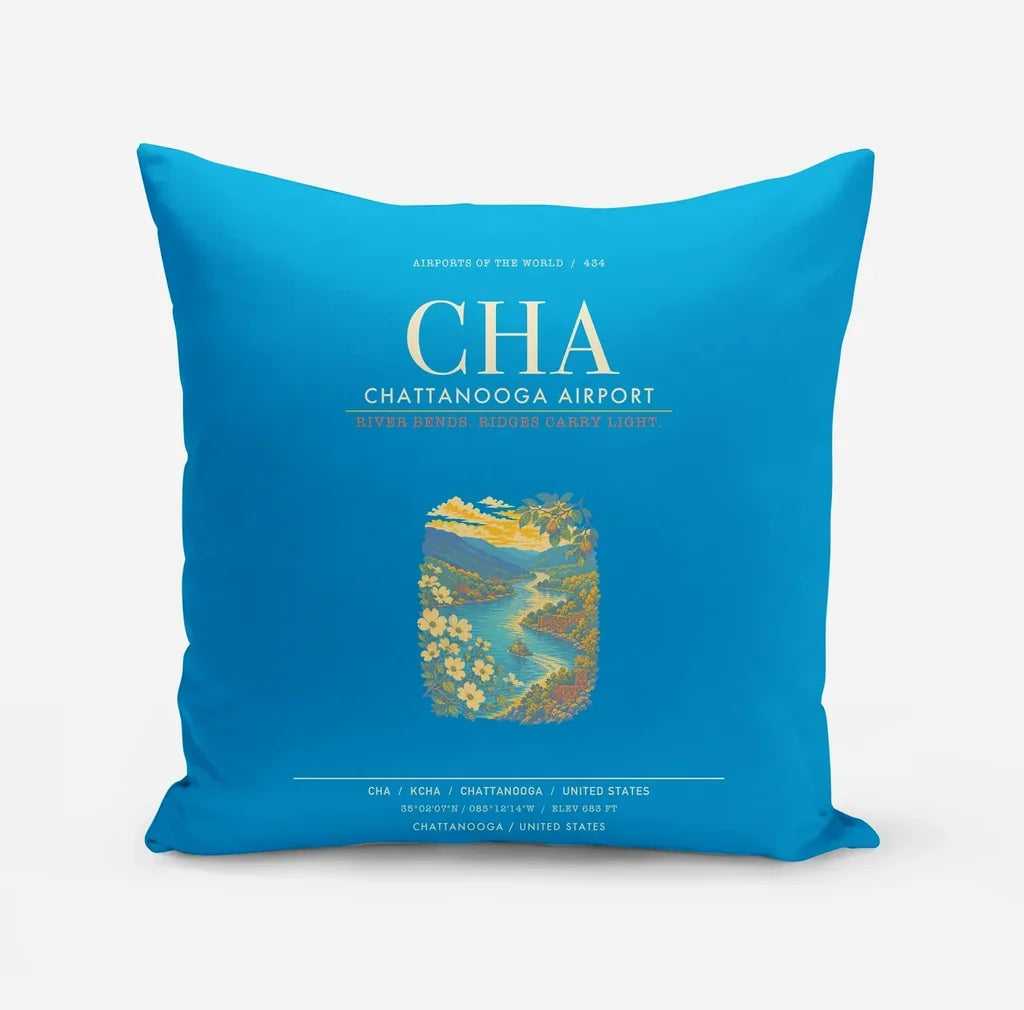 Chattanooga Airport CHA - Turquoise