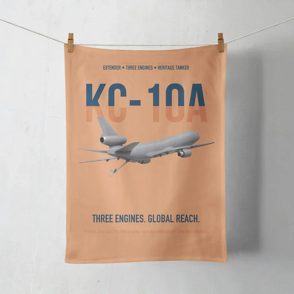 KC-10A EXTENDER design on orange towel