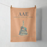 Thumbnail for Rabah Bitat Airport (AAE) design on orange towel