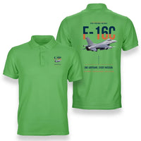 Thumbnail for F-16C FIGHTING FALCON design on light green polo