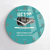Thumbnail for HF120 design on turquoise no frame wall clock