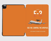 Thumbnail for E-3 Sentry AWACS design on orange ipad tablet case