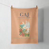 Thumbnail for Yamagata Airport (GAJ) design on orange towel