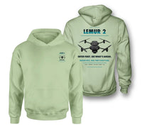 Thumbnail for BRINC LEMUR 2 design on light green hoodie