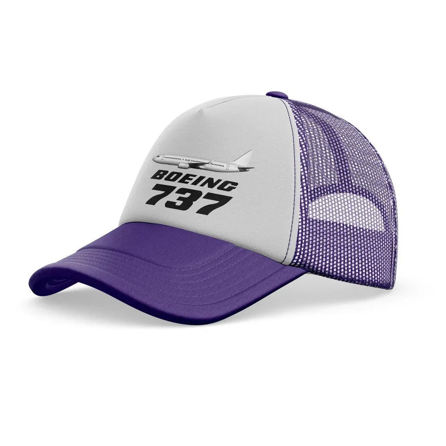 The Boeing 737 trucker cap - purple