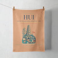 Thumbnail for Phu Bai International Airport (HUI) design on orange towel