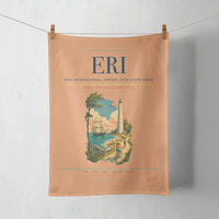Thumbnail for Erie International Airport (Tom Ridge Field) (ERI) design on orange towel