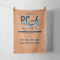 Thumbnail for Pilatus PC-6 Porter design on orange towel