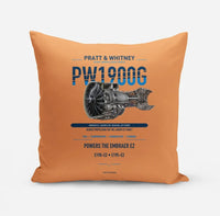 Thumbnail for PW1900G design on orange pillow