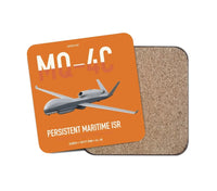 Thumbnail for MQ-4C Triton IFC-4 design on orange 1 piece coaster