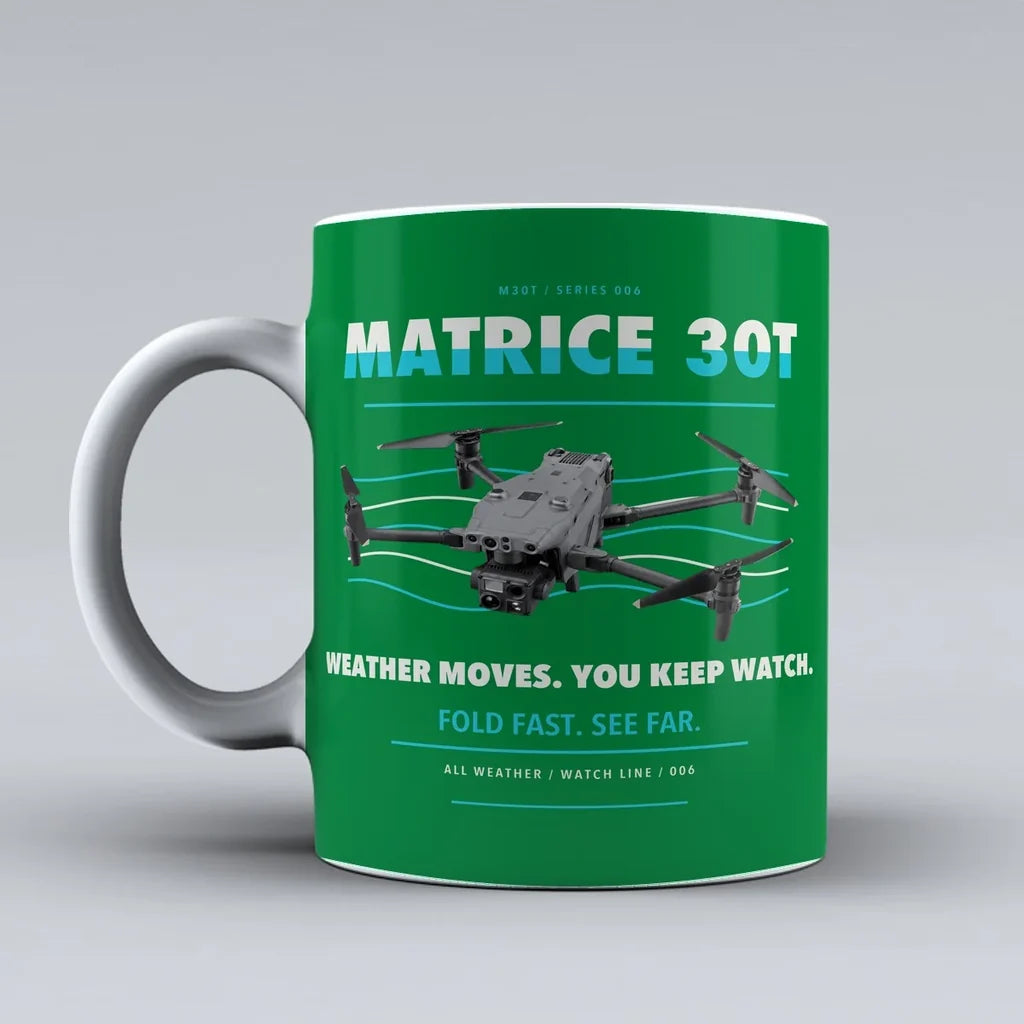 Matrice 30T Mug design on green dji