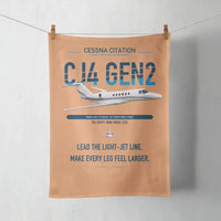 Thumbnail for Cessna Citation CJ4 Gen2 design on orange towel