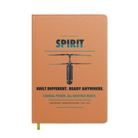Thumbnail for Ascent AeroSystems Spirit design on orange notebook