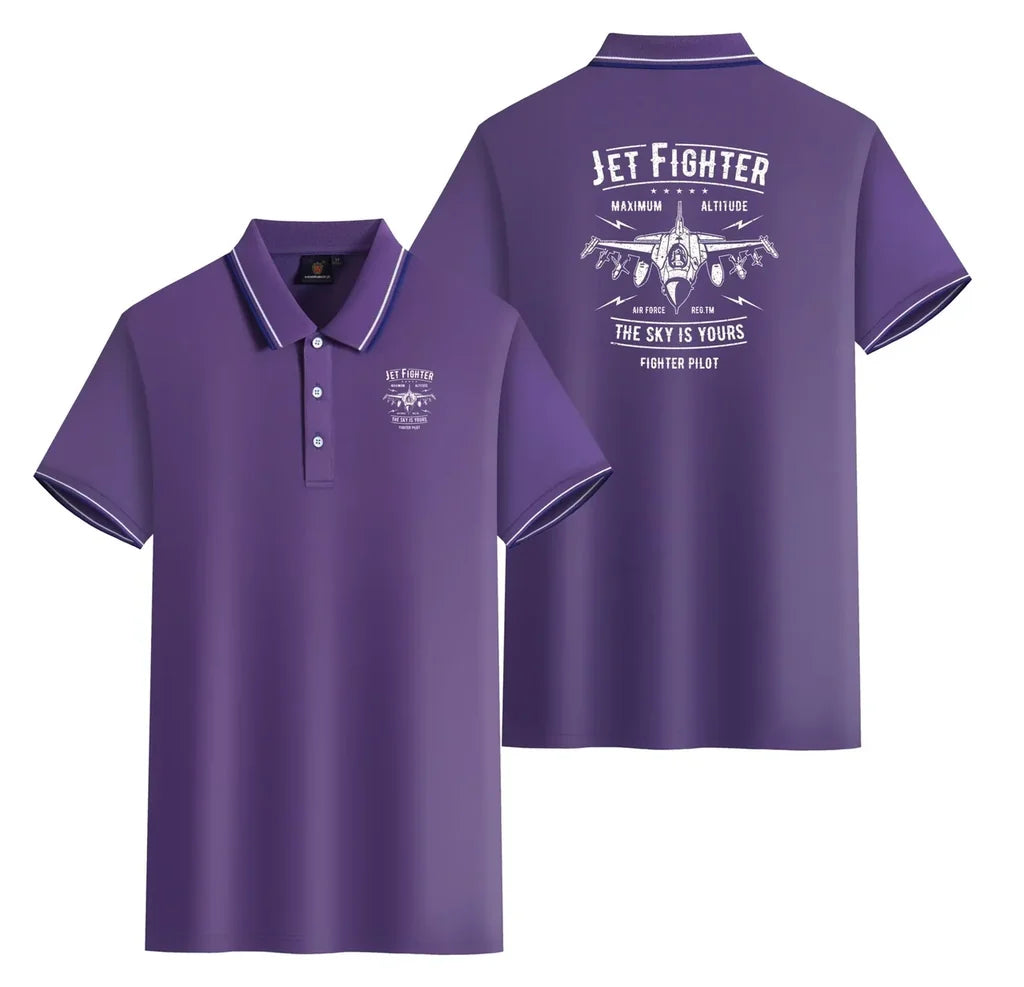 Jet Fighter - The Sky Polo Shirt - view 10