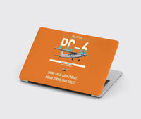 Thumbnail for Pilatus PC-6 Porter design on orange MacBook case