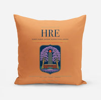 Thumbnail for Robert Gabriel Mugabe International Airport (HRE) design on orange pillow